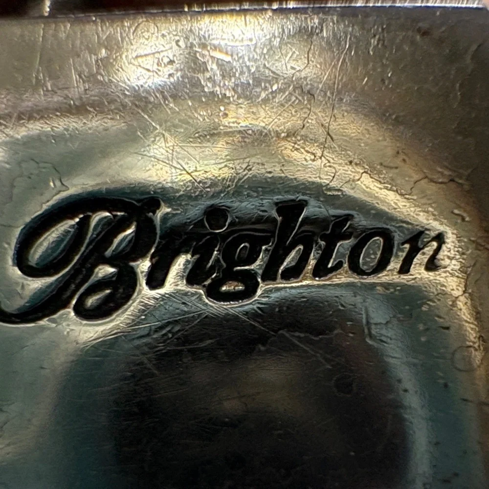 Brighton Silver Tone Watch with Rhinestone Details